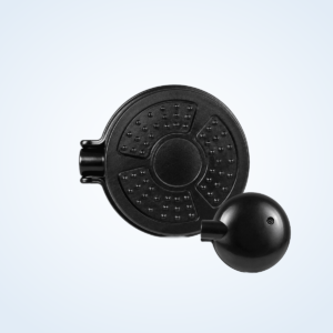 Naida CI Q70 universal headpiece UHP replacement, front and back view